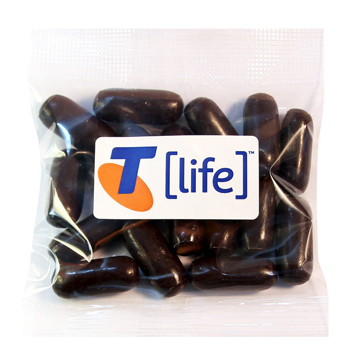 Picture of Bullets - Dark Choc Licorice  50g