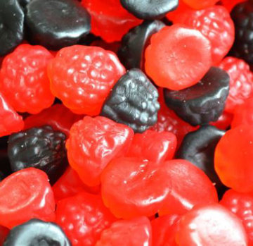 Picture of Gummy Blackberries & Raspberries in 8kg carton