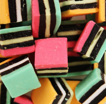 Picture of Licorice allsorts in 5kg carton